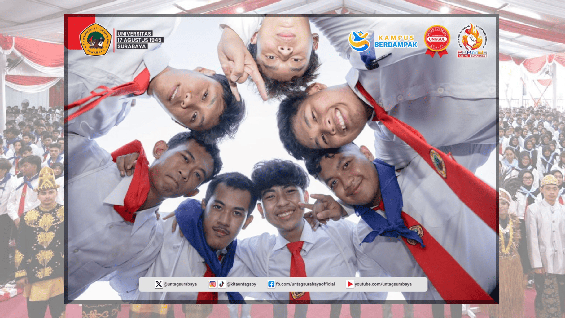 PKKMB UNTAG SURABAYA 2025: BEKALI MAHASISWA BARU DENGAN WAWASAN KEBANGSAAN DAN LITERASI DIGITAL