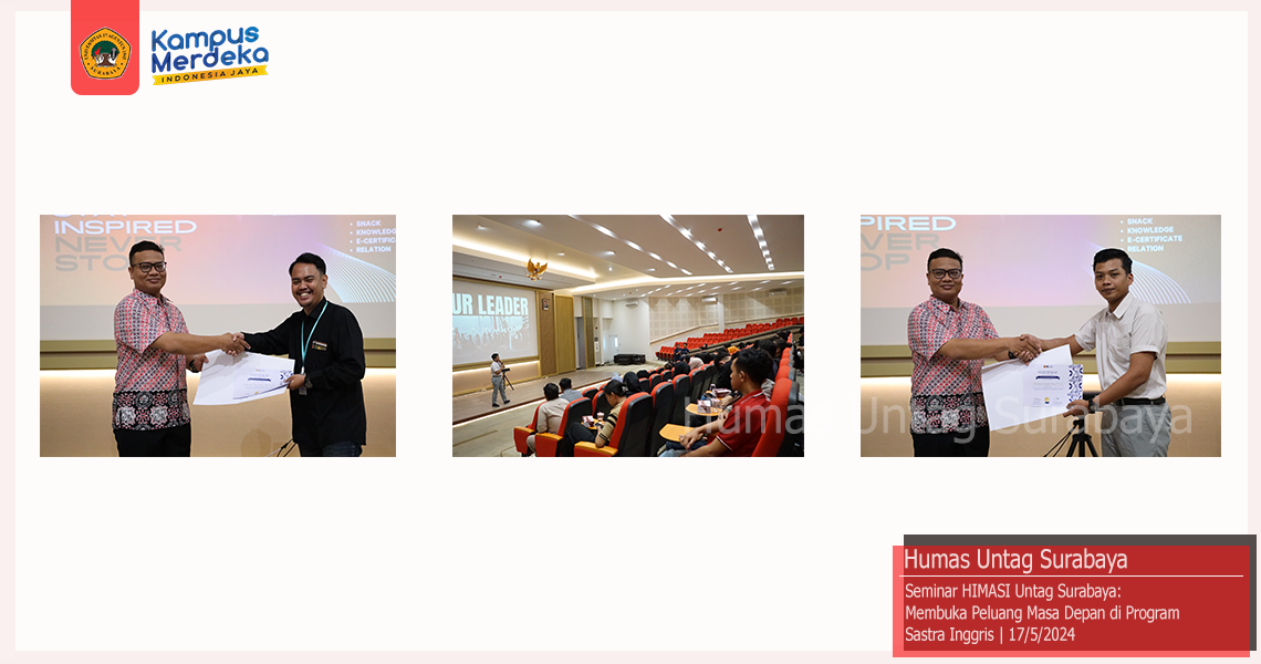 Seminar HIMASI Untag Surabaya: Membuka Peluang Masa Depan di Program Sastra Inggris
