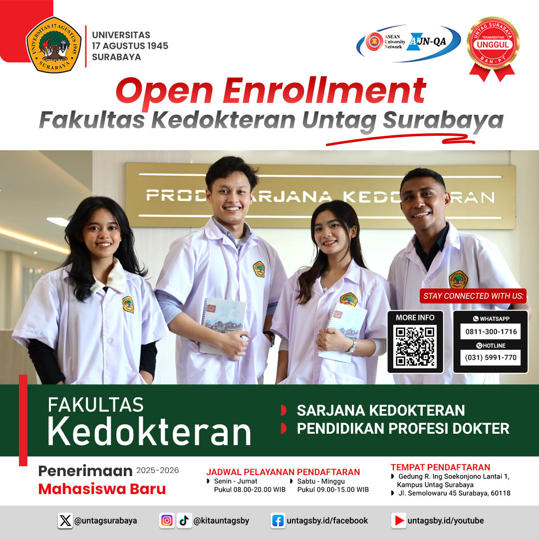 OPEN ENROLLMENT FAKULTAS KEDOKTERAN UNTAG SURABAYA