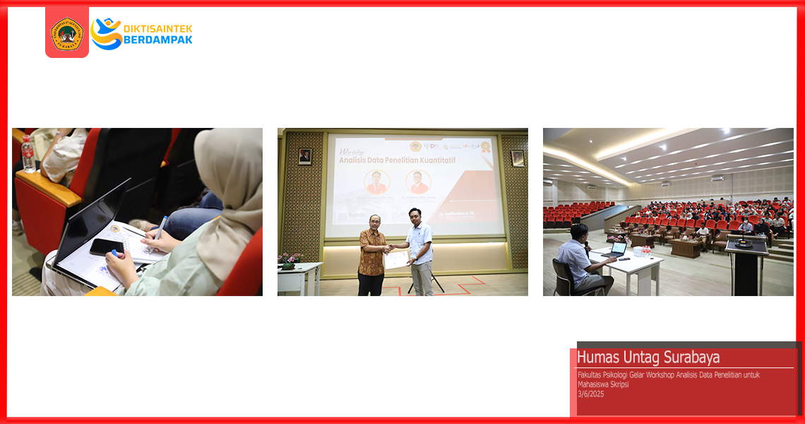Fakultas Psikologi Gelar Workshop Analisis Data Penelitian untuk Mahasiswa Skripsi