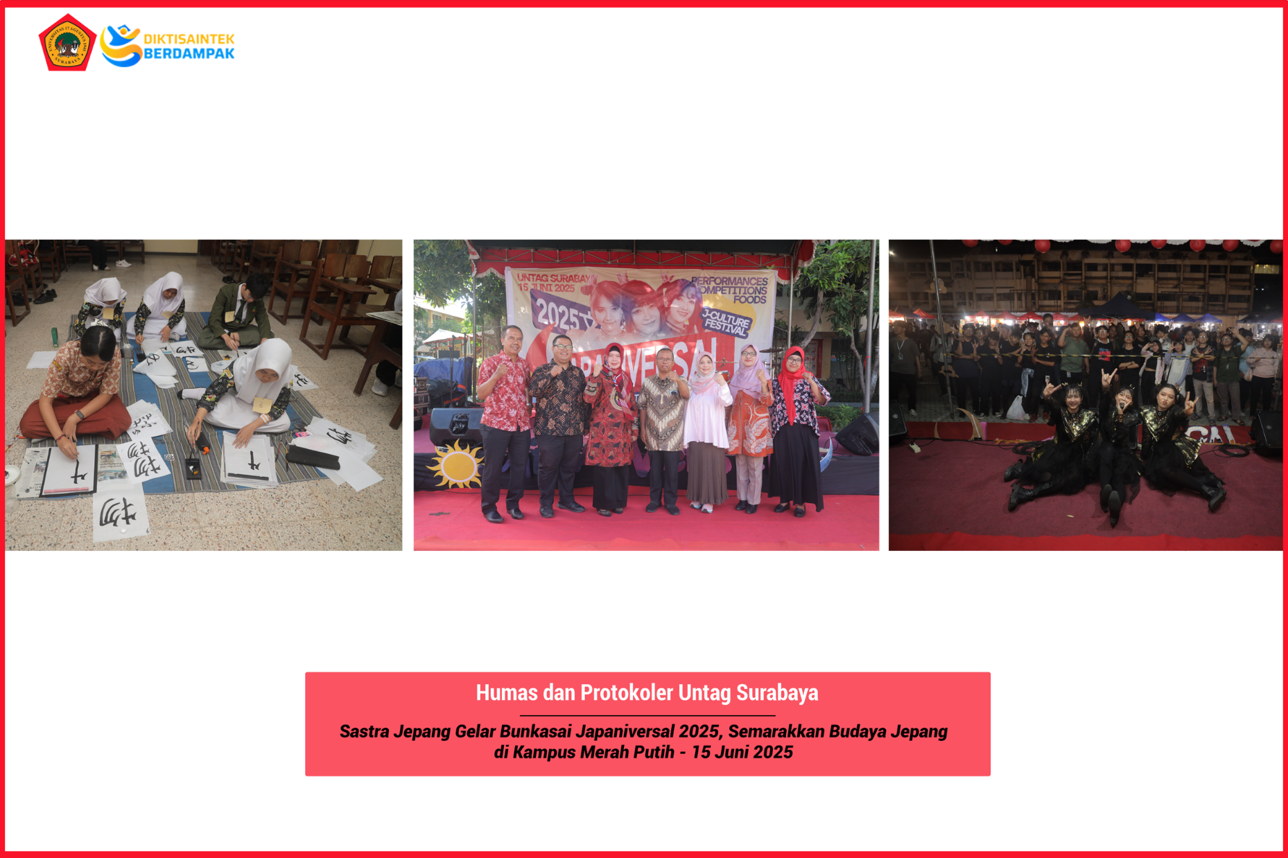 Sastra Jepang Gelar Bunkasai Japaniversal 2025, Semarakkan Budaya Jepang di Kampus Merah Putih