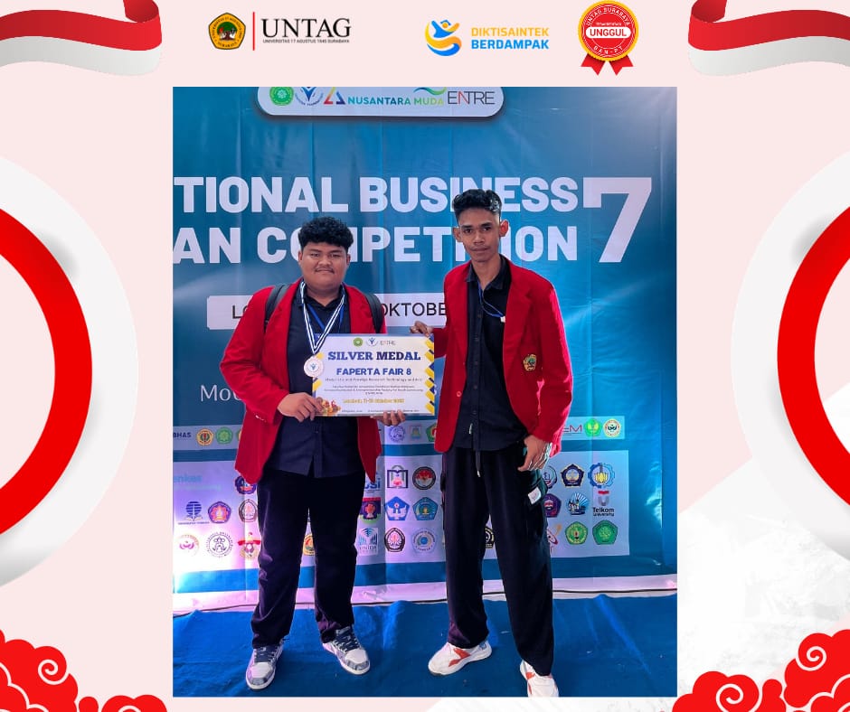 Mahasiswa UNTAG Surabaya Raih Silver Medal di Ajang National Business Plan Competition 2025