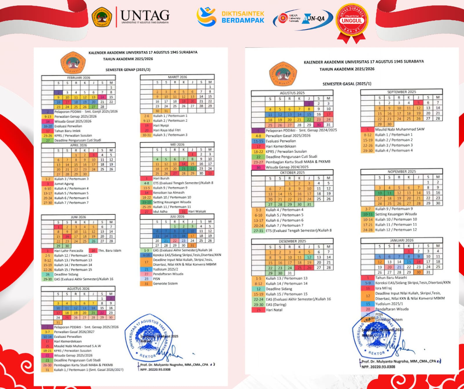 Kalendar Akademik Tahun 2025-2026