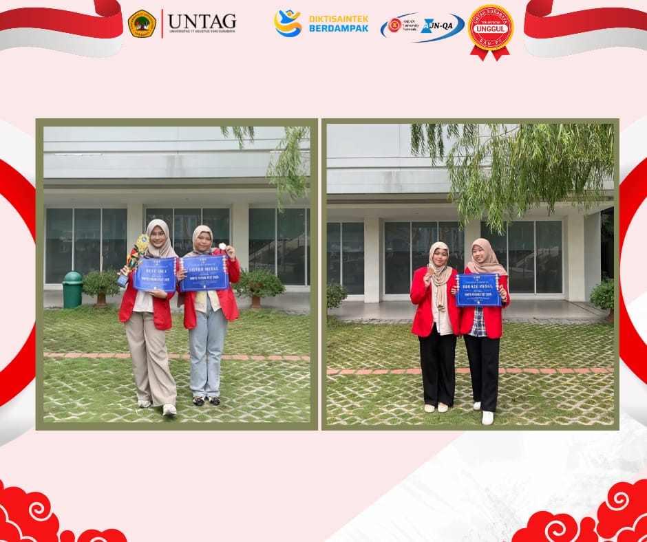 Mahasiswa UNTAG Surabaya sabet Prestasi di  kompetisi Nasional Esai Ignite Future Festival 2025
