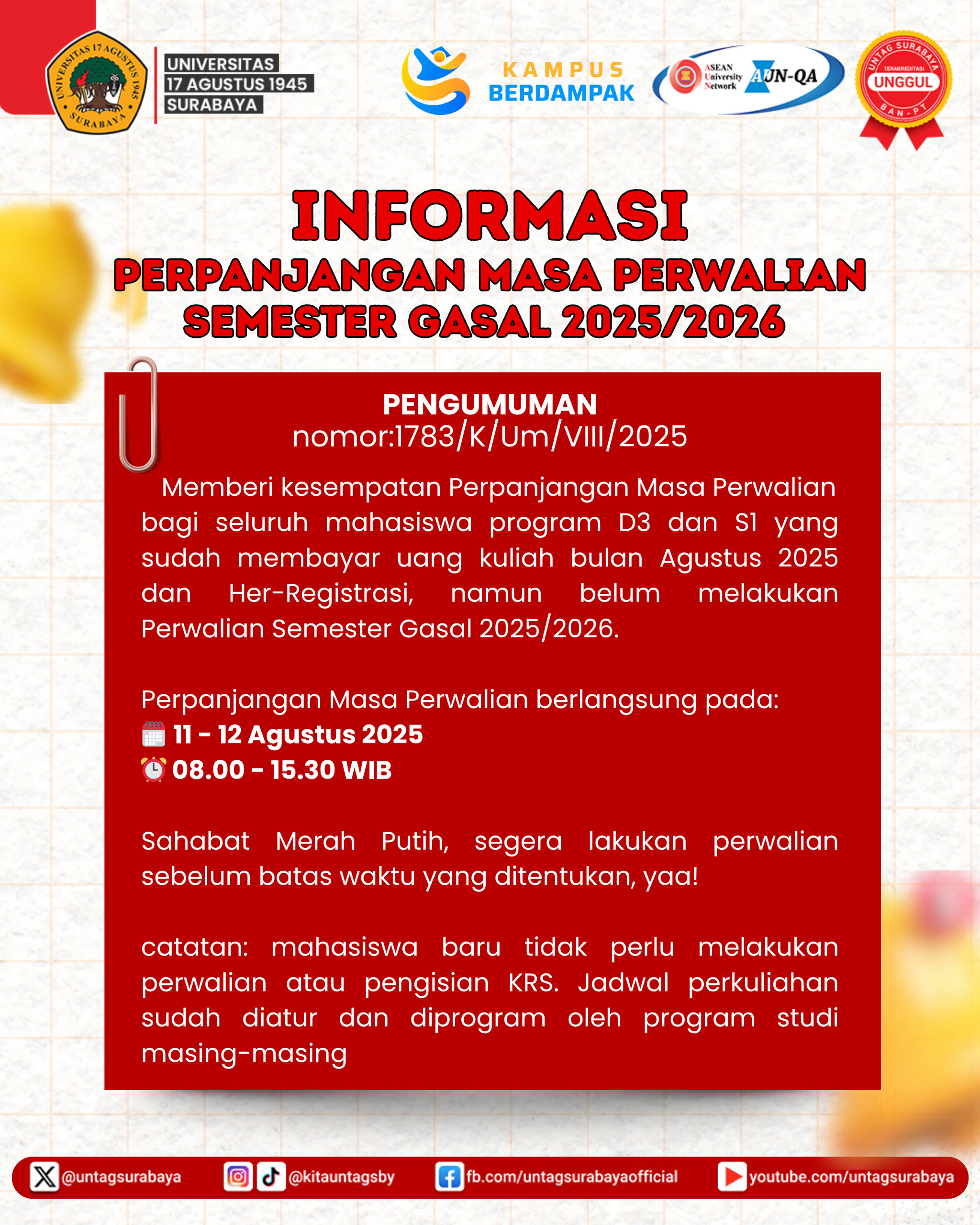 PERPANJANGAN WAKTU PERWALIAN