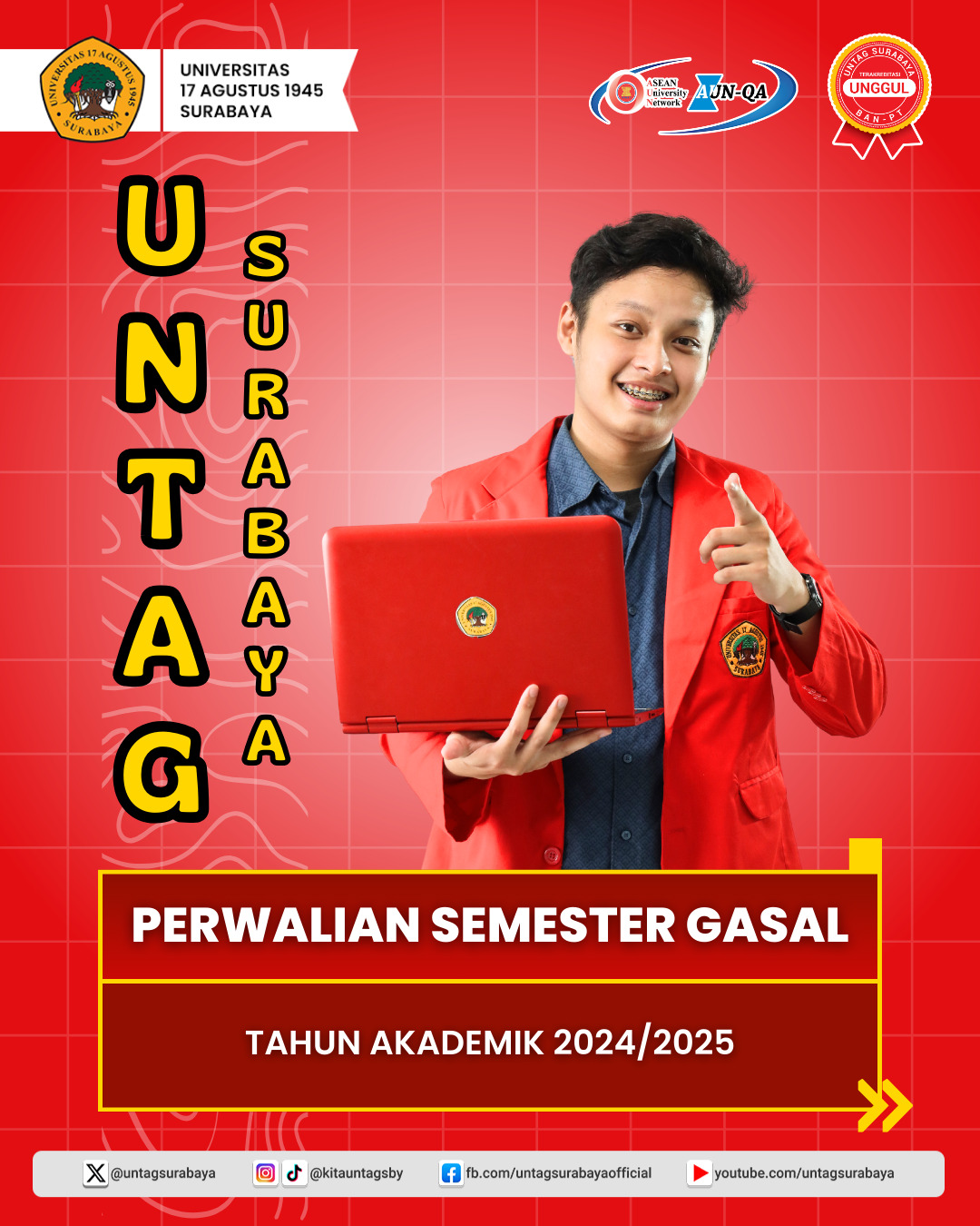 Pengumuman Perwalian Semester Gasal Tahun 2024/2025 Untag Surabaya